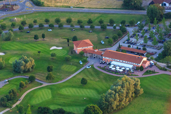 Golf Course Landgut Dreihof - GOLF absolute in the district Dreihof in Essingen in the state Rhineland-Palatinate, Germany seen from above