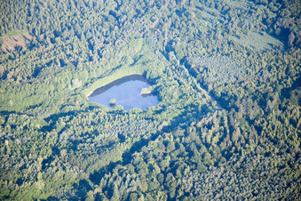 Aerial photograpy of Forstfeld in the state Bas-Rhin, France