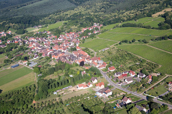 Oblique view of Rott in the state Bas-Rhin, France