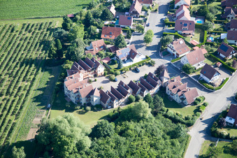 Wissembourg in the state Bas-Rhin, France out of the air
