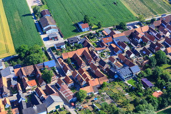 Gräfenberghalle and GWG Deutsches Weintor in Freckenfeld in the state Rhineland-Palatinate, Germany