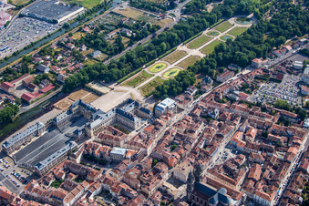 Building complex in the park of the castle Luneville - Chateau de Luneville in Luneville in Alsace-Champagne-Ardenne-Lorraine, France