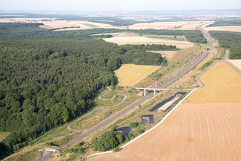 Prény in the state Meurthe et Moselle, France seen from above