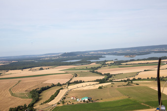 Aerial photograpy of Pannes in the state Meurthe et Moselle, France