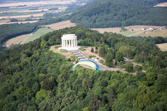 American War Memorial in Montsec in the state Meuse, France out of the air