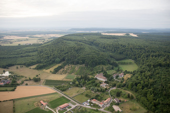 Aerial photograpy of Geville in the state Meuse, France