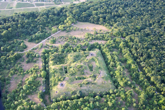 Oblique view of Lucey in the state Meurthe et Moselle, France