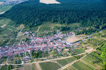 Lucey in the state Meurthe et Moselle, France seen from above