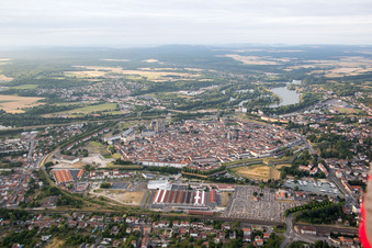 Aerial view of Toul in the state Meurthe et Moselle, France