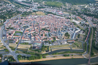 Toul in the state Meurthe et Moselle, France from a drone