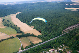 Foug in the state Meurthe et Moselle, France from above