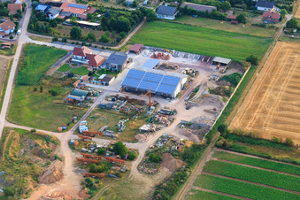 Aerial view of Ottersheim Queichtal Bears in Ottersheim bei Landau in the state Rhineland-Palatinate, Germany