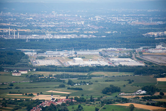 Industrial Area North in Wörth am Rhein in the state Rhineland-Palatinate, Germany