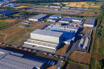 Aerial photograpy of Palatinate Refreshments GmbH in Wörth am Rhein in the state Rhineland-Palatinate, Germany