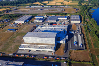 Palatinate Refreshments GmbH in Wörth am Rhein in the state Rhineland-Palatinate, Germany from above