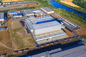 Palatinate Refreshments GmbH in Wörth am Rhein in the state Rhineland-Palatinate, Germany seen from above