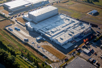 Palatinate Refreshments GmbH in Wörth am Rhein in the state Rhineland-Palatinate, Germany out of the air