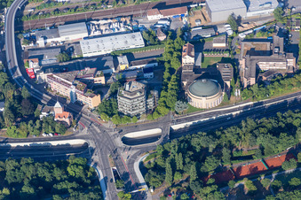 Round Church building of Missionswerk Karlsruhe in Karlsruhe in the state Baden-Wurttemberg, Germany