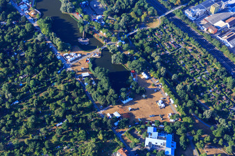 Günther Klotz facility, The Festival, Mount Klotz in the district Südweststadt in Karlsruhe in the state Baden-Wuerttemberg, Germany