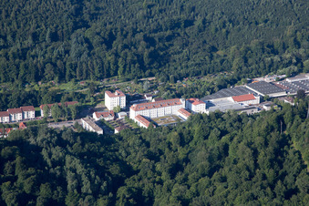 Industrial area in the Albtal spinning mill in Ettlingen in the state Baden-Wuerttemberg, Germany