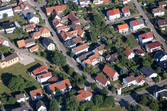 Mary Queen in the district Schluttenbach in Ettlingen in the state Baden-Wuerttemberg, Germany