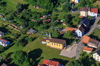 Catholic Church of Mary Queen of Scots in the district Schluttenbach in Ettlingen in the state Baden-Wuerttemberg, Germany