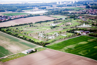 Grounds of the Golf course at Golfpark Biblis-Wattenheim *****GOLF absolute in Wattenheim in the state Hesse, Germany out of the air