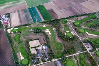 Oblique view of Grounds of the Golf course at Golfpark Biblis-Wattenheim *****GOLF absolute in Wattenheim in the state Hesse, Germany