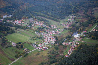 Dambach in the state Bas-Rhin, France out of the air