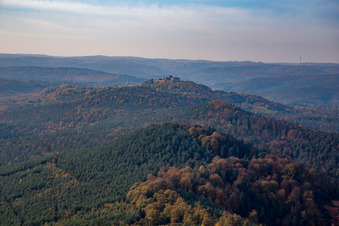 Aerial view of Rothbach in the state Bas-Rhin, France