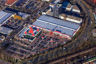 BAUHAUS Karlsruhe-Oststadt in the district Oststadt in Karlsruhe in the state Baden-Wuerttemberg, Germany