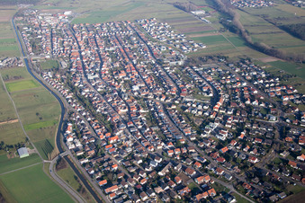 District Neuthard in Karlsdorf-Neuthard in the state Baden-Wuerttemberg, Germany