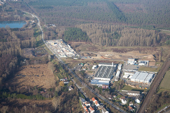 District Neudorf in Graben-Neudorf in the state Baden-Wuerttemberg, Germany