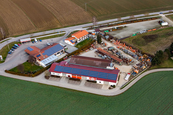 Bad Birnbach in the state Bavaria, Germany out of the air