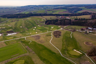 Bad Birnbach in the state Bavaria, Germany from the drone perspective