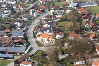 Church building in the village of in the district Hirschbach in Bad Birnbach in the state Bavaria, Germany