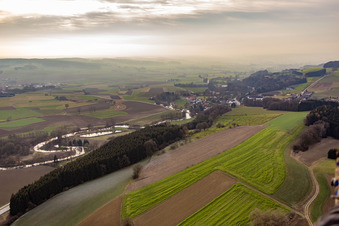 Aerial photograpy of District Anzenkirchen in Triftern in the state Bavaria, Germany