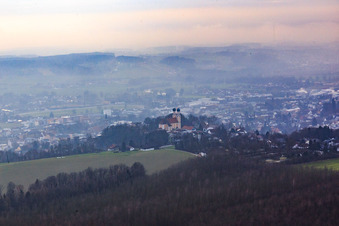 City view from the north in Pfarrkirchen in the state Bavaria, Germany