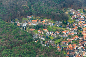Talstraße Heideweg in Dörrenbach in the state Rhineland-Palatinate, Germany
