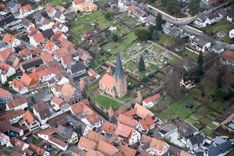 Church of St. Martin in the village of in Doerrenbach in the state Rhineland-Palatinate