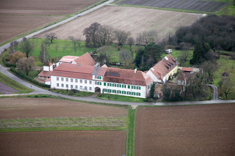 Workshop for Assisted Living of hidden Talents GmbH in the district Haftelhof in Schweighofen in the state Rhineland-Palatinate, Germany from a drone