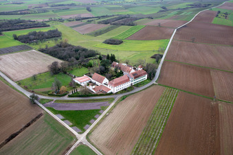 Workshop for Assisted Living of hidden Talents GmbH in the district Haftelhof in Schweighofen in the state Rhineland-Palatinate, Germany seen from above