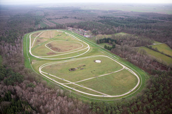 Hippodrome de la Hardt in the district Altenstadt in Wissembourg in the state Bas-Rhin, France