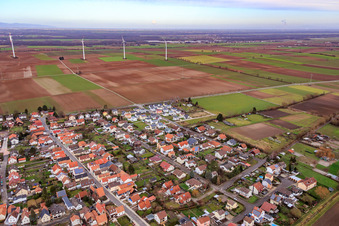 Holzgasse in Minfeld in the state Rhineland-Palatinate, Germany