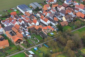 Back ditch in Kandel in the state Rhineland-Palatinate, Germany