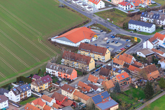 Saarstr with NETTO market in Kandel in the state Rhineland-Palatinate, Germany