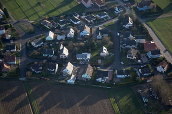Niederlauterbach in the state Bas-Rhin, France out of the air