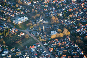 Town view in the district Illingen in Elchesheim-Illingen in the state Baden-Wuerttemberg, Germany