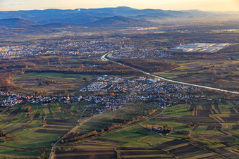Village view on the Murg from the northeast in Steinmauern in the state Baden-Wuerttemberg, Germany