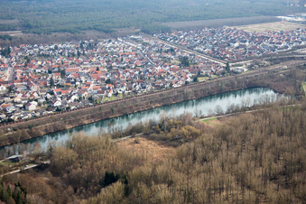 Prestelsee in the district Neudorf in Graben-Neudorf in the state Baden-Wuerttemberg, Germany